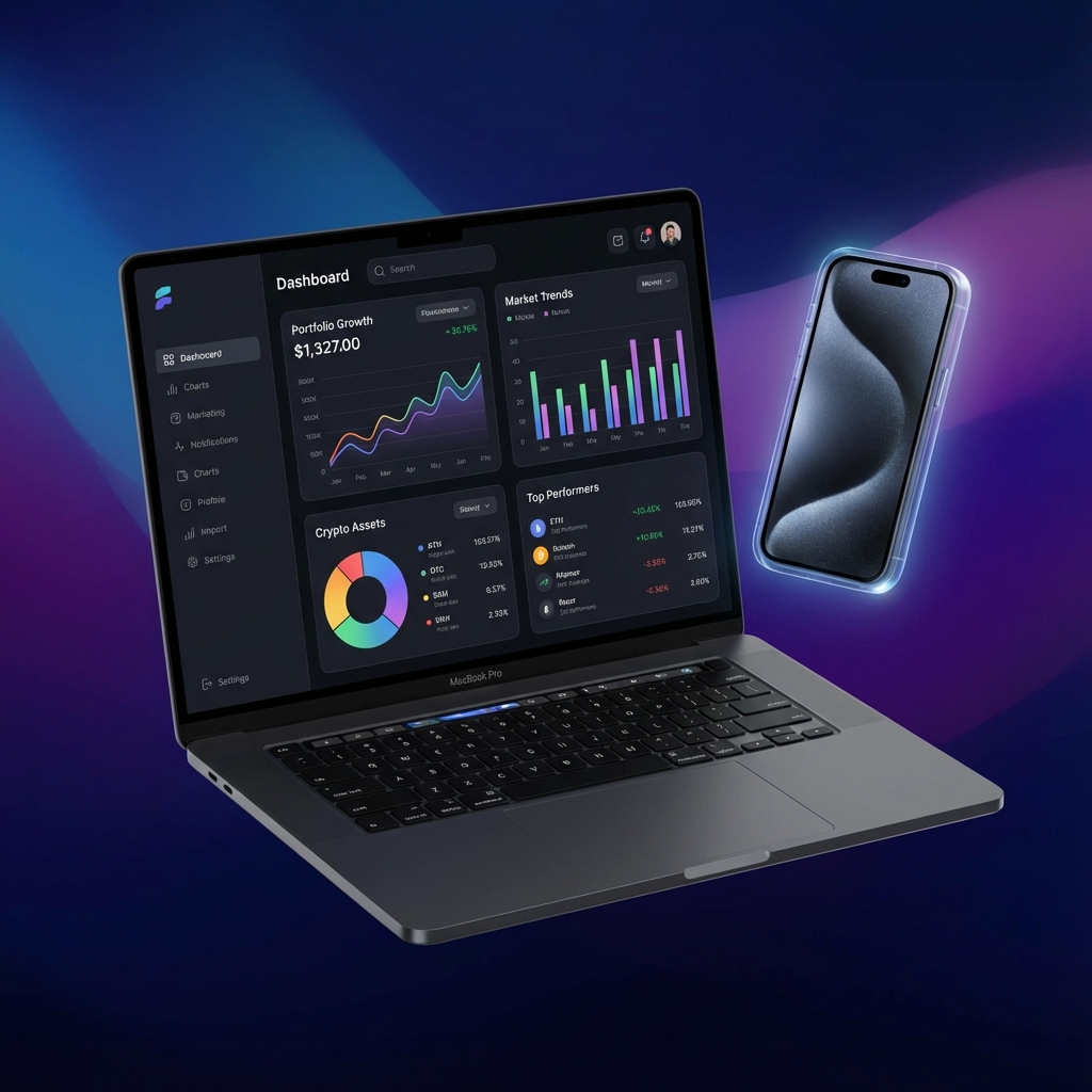 FinTracker Dashboard Mockup